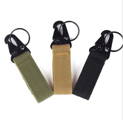 Porta chiavi in tessuto di nylon da 65 mm con gancio d'aquila Costo di spedizione e tempo di consegna