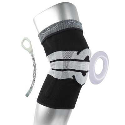 Silicon Pad Professional Sport Knee Brace Respirante e Rosso per Correre