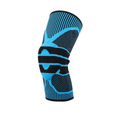 Silicon Pad Professional Sport Knee Brace Respirante e Rosso per Correre