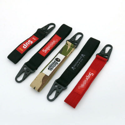 Strappo per polso di poliestere personalizzato Portachiavi Lanyard Nylon Keyring Strappo 30 giorni Politica di rimborso