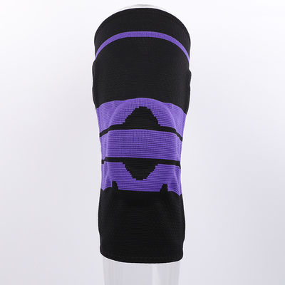 Sport Nylon Silicone Knee Pad Compression Knee Support Brace per la protezione del basket