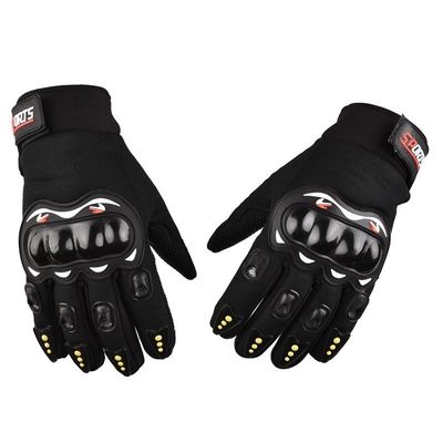 Adulti Guanto da moto da esterno a maniche piene Guanto tattico in pelle antiscivolo personalizzato