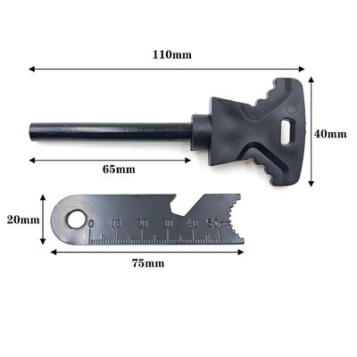8mm Camping Fire Starter Flint Ferrocerium Rod per la raccolta di attrezzature di sopravvivenza all'aperto