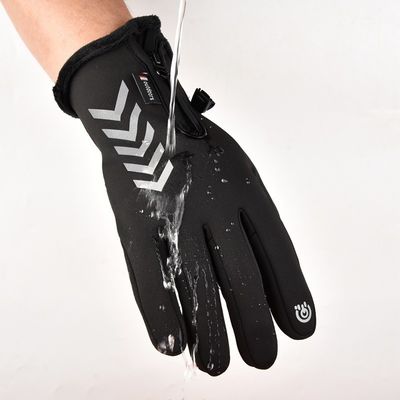 Guanti da moto di cotone a prova di vento per lavoro sportivo in 20.00cm * 12.00cm * 3.00cm Dimensione