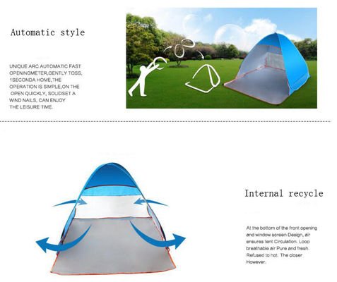 Tenda da spiaggia gonfiabile per attività all'aria aperta 145X165X110CM