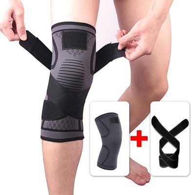 Sport Knee Pads for Running Nylon Knee Support Brace Pacchetto Peso lordo 0.130kg
