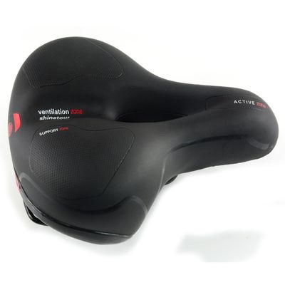 Sella di bicicletta in pelle morbida e schiuma La combinazione perfetta per il comfort della mountain bike