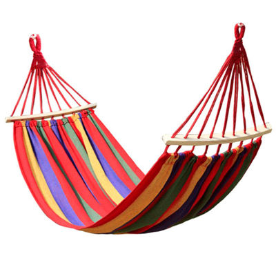Outdoor portabile campeggio tela di tessuto Amaca appesa Amaca pieghevole Swing spessa facile