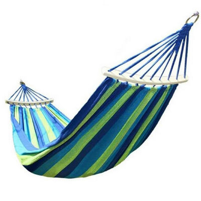 Outdoor portabile campeggio tela di tessuto Amaca appesa Amaca pieghevole Swing spessa facile