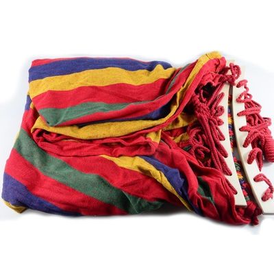 Outdoor portabile campeggio tela di tessuto Amaca appesa Amaca pieghevole Swing spessa facile