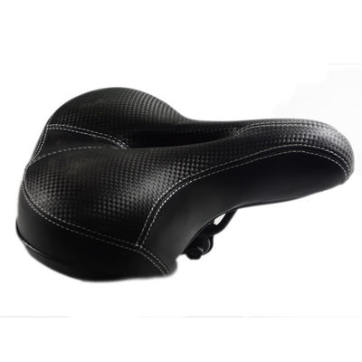 Confortevole PU pelle Mountain Bike Sedile cuscino impermeabile strada Larga sella da bicicletta