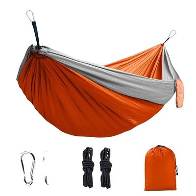 Amaca da campeggio doppia per alloggi esterni in nylon Paracadute Amaca da viaggio con opzioni personalizzate