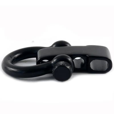 Braccialetto Paracord in acciaio inossidabile con catena regolabile in U e fibbie metalliche a forma di D