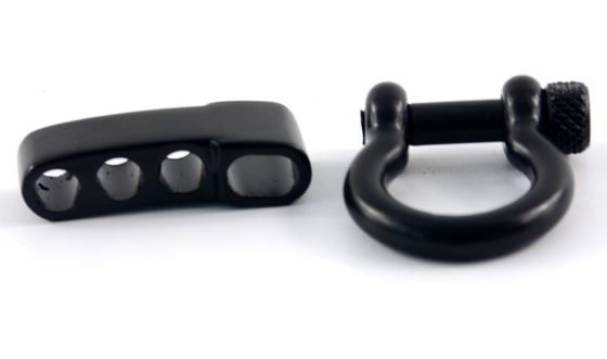 Braccialetto Paracord in acciaio inossidabile con catena regolabile in U e fibbie metalliche a forma di D