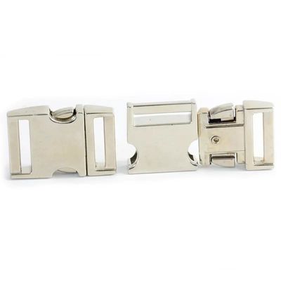 Collare per cani resistente alle alte temperature 20 mm Curva di metallo a rilascio laterale