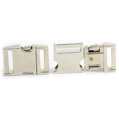 ZINA ALLOY Metal Curved Side Release Paracord Buckle per collare per cani campioni US 1/piece