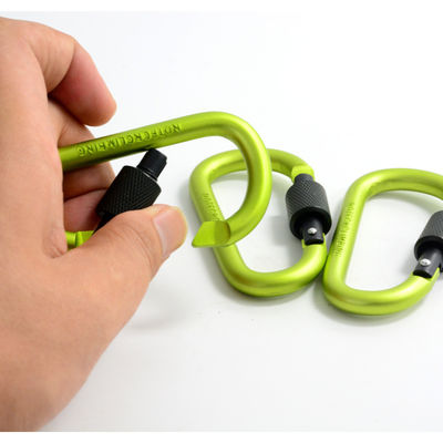 8cm di alluminio a molla con aggancio a molla Carabiner Clip a forma di D per il pacchetto Peso lordo 0.025kg
