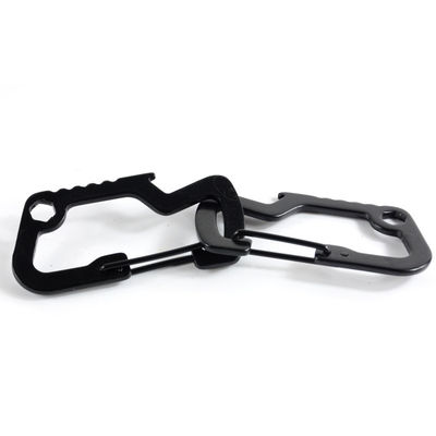 GSD201 Multifunzione EDC Tactical Carabiner Hook Anello chiave in lega di zinco per accesso rapido