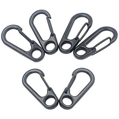 Mini Aluminium EDC Carabiner Clip Portachiavi Portachiavi Anello chiave Snap Hook Pacchetto Peso lordo 0,050kg