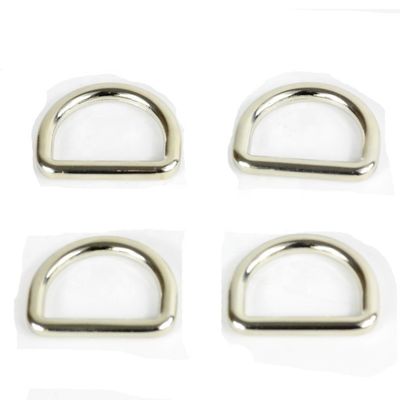 Politica di rimborso di 30 giorni 25mm Saldato Lega di zinco D Anello Metallico D-Anello Serratura per borsa da mano