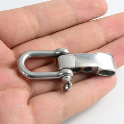 D Forma in acciaio inossidabile U Catene per braccialetto Paracord regolabile e personalizzabile