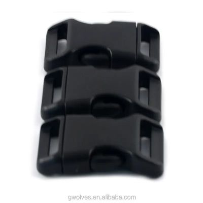 15 mm/20 mm Fascia di paracord in plastica con disegno curvo e 5/8&quot; di rilascio laterale