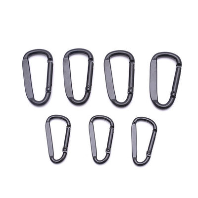 Costo di spedizione Aluminio Piatto D Anello Metallico Portachiavi Carabiner Anello campioni US 1/Piece