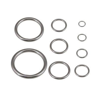 Anello rotondo saldato da 30 mm in acciaio inossidabile Anello metallico O con pacchetto di peso lordo 0,024 kg