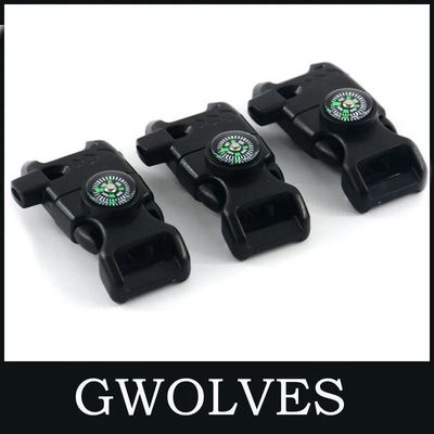 Multifunzione di emergenza Buckle Fire Starter Flint leggero e resistente per il campeggio