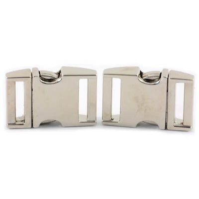 Collare per cani in metallo legata curva a sgancio rapido 5/8&quot; US 1/piece