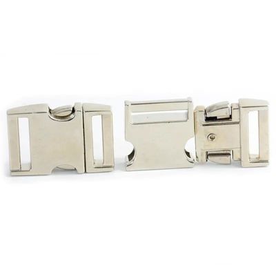 Collare per cani in metallo legata curva a sgancio rapido 5/8&quot; US 1/piece