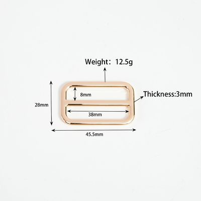 Legatura di zinco regolabile Tri Glide Slider Buckle 20mm 25mm 38mm per il costo di spedizione